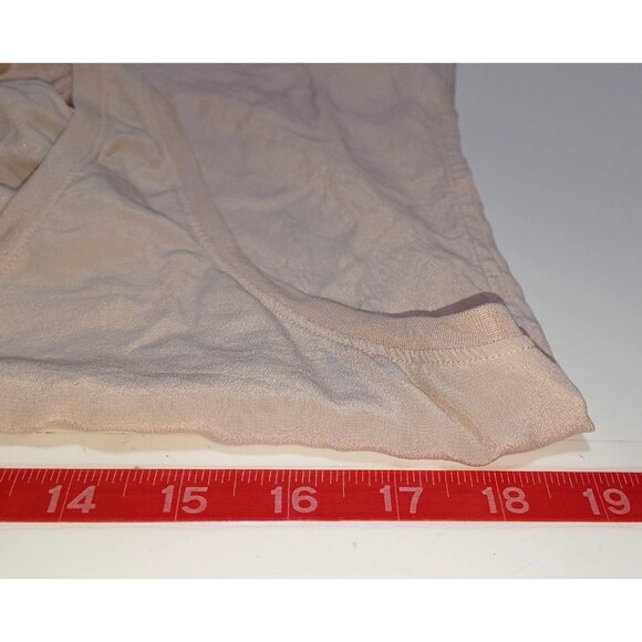 Equipment 100% Silk Tank Top Rib Trim Pale Blush Pink Womens M Feminine Luxury - Picture 5 of 6